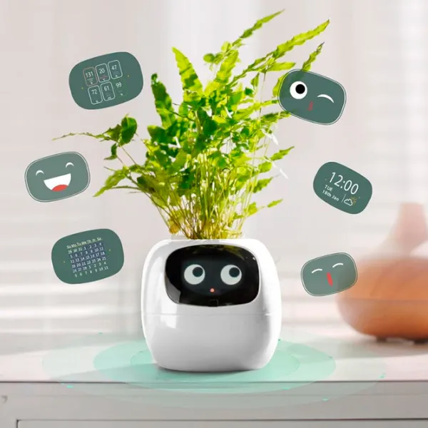 Ghiveci pentru flori Cute Pet Indoor Ivy Smart White / Plastic / Pe pervaz photo 13