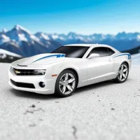 Mașină ChiToys Camaro 98759 / 2.4 GHz / Black White photo 3