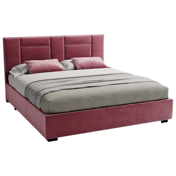 Кровать My-Style my-Rose 200 x 200 см / Фанера / Фиолетовый photo 1