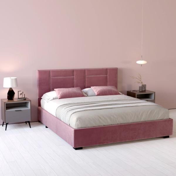 Кровать My-Style my-Rose 200 x 200 см / Фанера / Фиолетовый photo 5