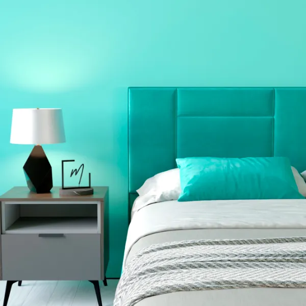 Кровать My-Style my-Rose 200 x 200 см / Фанера / Бирюзовый photo 7