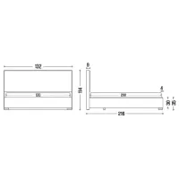 Pat My-Style my-Lana 120 x 200 cm / Placaj / Light-Beige photo 8