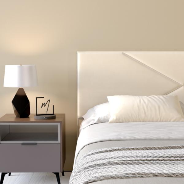 Кровать My-Style my-Lana 90 x 200 см / Фанера / Бежевый photo 7