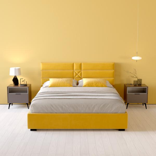 Кровать My-Style my-Maya 200 x 200 см / Фанера / Желтый photo 4