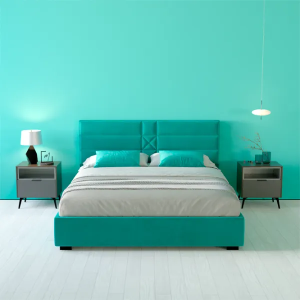Кровать My-Style my-Maya 200 x 200 см / Фанера / Бирюзовый photo 4