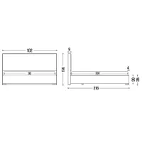 Pat My-Style my-Lana 90 x 200 cm / Placaj / Light Gray photo 8