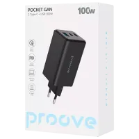 Încărcător de rețea Proove Pocket Gan Max 5 A / Black