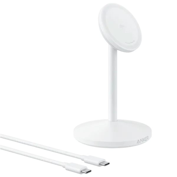 Încărcător de rețea Anker MagGo Single Stand 3 A / White photo 1