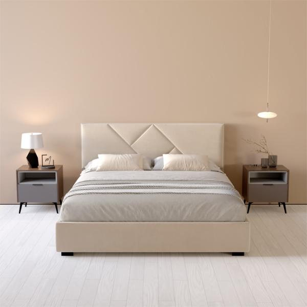 Кровать My-Style my-Mira 140 x 200 см / Фанера / Кремовый photo 4