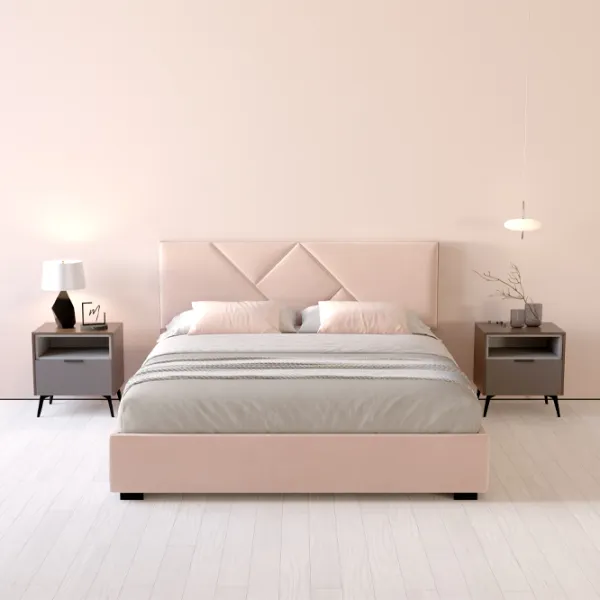 Кровать My-Style my-Mira 140 x 200 см / Фанера / Светло-розовый photo 2