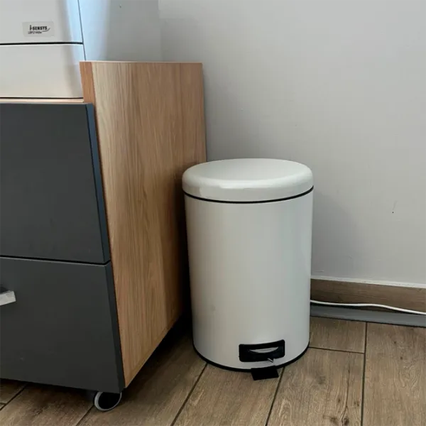 Мусорное ведро Hydro-S Elite 12л / Нержавеющая сталь / Белый photo 3 Мусорное ведро Hydro-S Elite 12л / Нержавеющая сталь / Белый photo 3