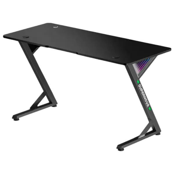 Компьютерный стол LUMI GMD14-2 ДСП / Черный photo 2