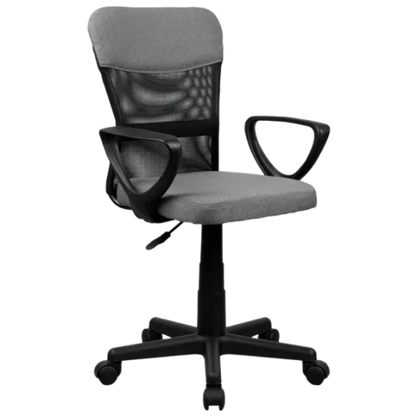 Fotoliu de birou DecoPrim F-6104 Placaj / Gray  photo 1