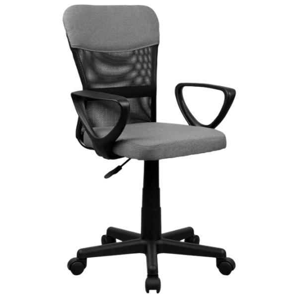 Fotoliu de birou DecoPrim F-6104 Placaj / Gray  photo 1