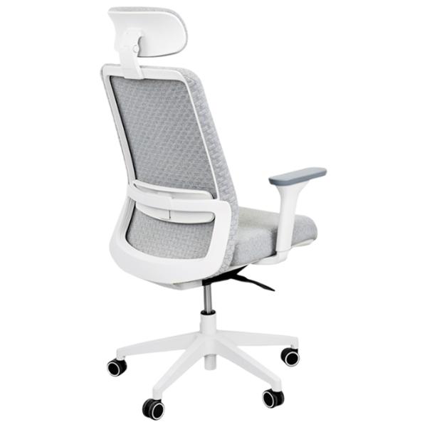 Fotoliu de birou DecoPrim Gino Stofă/ Light Gray  photo 2