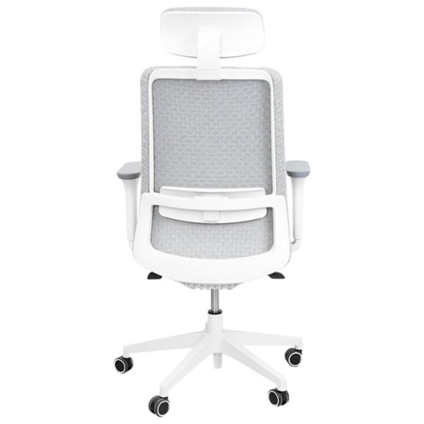 Fotoliu de birou DecoPrim Gino Stofă/ Light Gray  photo 4