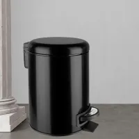 Мусорное ведро Hydro-S Elite 5л / Нержавеющая сталь / Черный photo 2