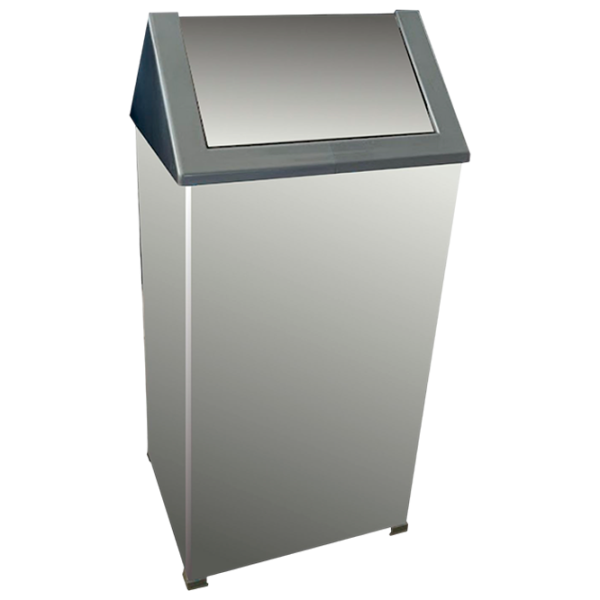 Coș de gunoi Hydro-S Swing 36l / Inox / Gray photo 1 Coș de gunoi Hydro-S Swing 36l / Inox / Gray photo 1