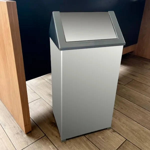 Coș de gunoi Hydro-S Swing 36l / Inox / Gray photo 4 Coș de gunoi Hydro-S Swing 36l / Inox / Gray photo 4
