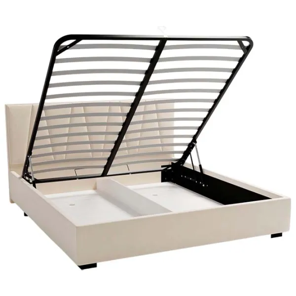 Кровать My-Style my-Eva 200 x 200 см / Фанера / Кремовый photo 4