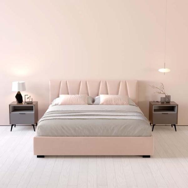 Кровать My-Style my-Eva 200 x 200 см / Фанера / Светло-розовый photo 7