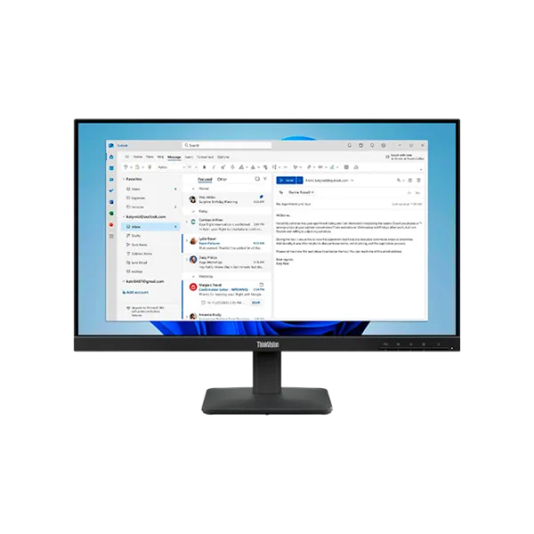 Монитор Lenovo ThinkVision S24-4e 23.8" Full HD 100 Гц / 4 мс / Черный photo 1
