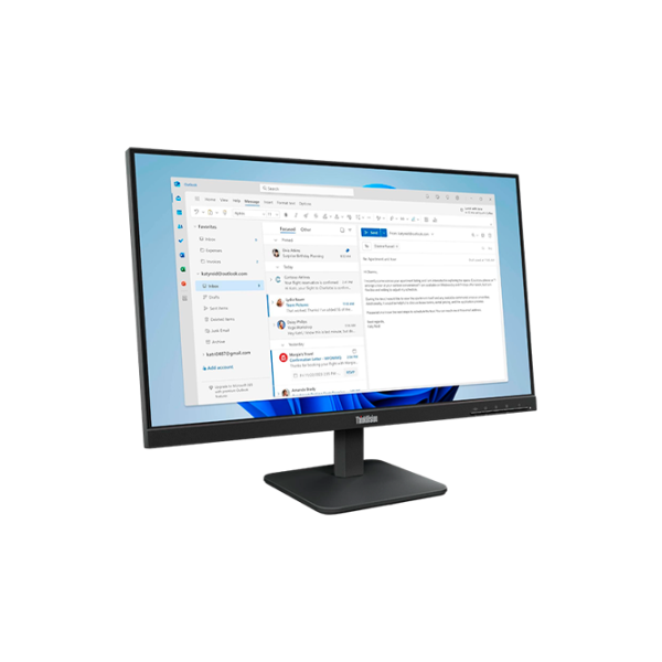 Монитор Lenovo ThinkVision S24-4e 23.8" Full HD 100 Гц / 4 мс / Черный photo 4