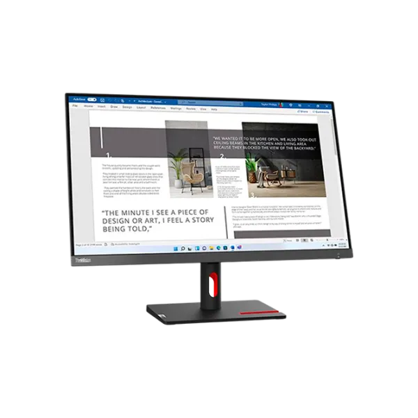 Монитор Lenovo ThinkVision S27i-30 27" Full HD 100 Гц / 4 мс / Черный photo 3