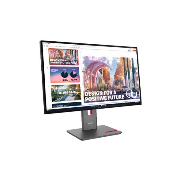 Монитор Lenovo ThinkVision P27QD-40 27" 2K 120 Гц / 4 мс / Черный photo 3