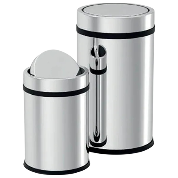 Coș de gunoi Hydro-S Practic 11l / Inox / Silver photo 1 Coș de gunoi Hydro-S Practic 11l / Inox / Silver photo 1