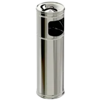 Мусорное ведро Hydro-S 0430039  / Нержавеющая сталь / Серебряный