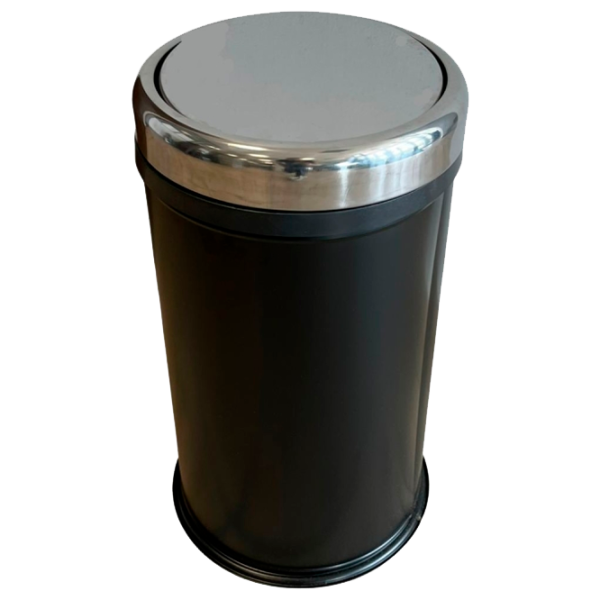 Coș de gunoi Hydro-S Practic 12l / Inox / Black photo 1 Coș de gunoi Hydro-S Practic 12l / Inox / Black photo 1