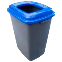 Мусорное ведро Hydro-S 0430553 50л / Пластик / Синий