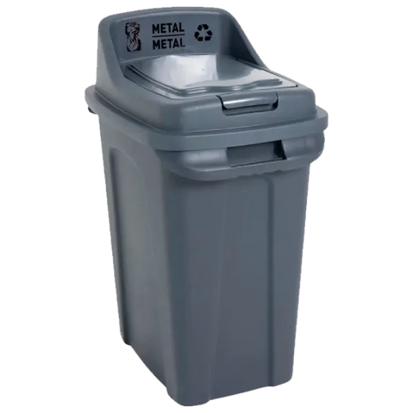 Coș de gunoi Planet 0430540 70l / Plastic / Gray photo 1 Coș de gunoi Planet 0430540 70l / Plastic / Gray photo 1