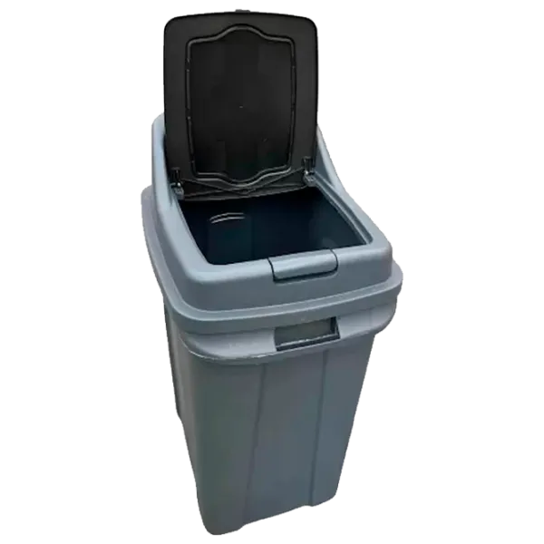 Coș de gunoi Planet 0430540 70l / Plastic / Gray photo 2 Coș de gunoi Planet 0430540 70l / Plastic / Gray photo 2