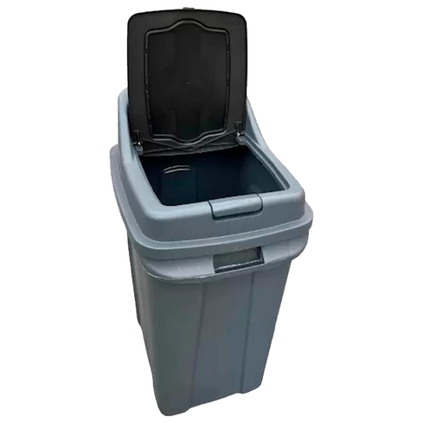 Coș de gunoi Planet 0430540 70l / Plastic / Gray photo 2 Coș de gunoi Planet 0430540 70l / Plastic / Gray photo 2