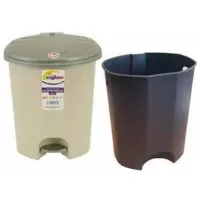 Мусорное ведро Hydro-S 0432760 30л / Пластик / Бежевый photo 2