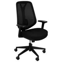 Fotoliu de birou DecoPrim M628B  Plasă acrilică/ Black 