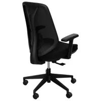 Офисное кресло DecoPrim M628B Акриловая сетка/ Черный photo 4
