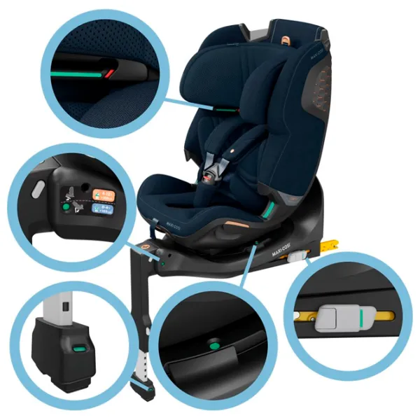 Scaun auto Maxi-Cosi EMERALD 360 PRO  0 luni - 12 ani / 36 kg / Blue photo 6
