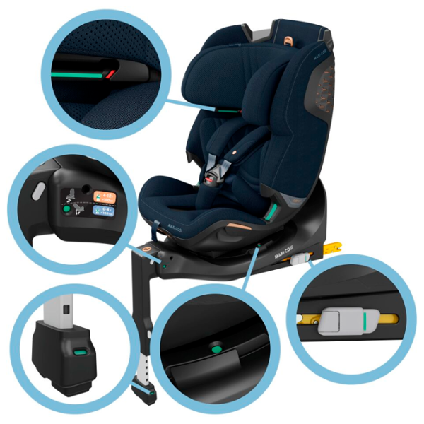 Scaun auto Maxi-Cosi EMERALD 360 PRO  0 luni - 12 ani / 36 kg / Blue photo 6