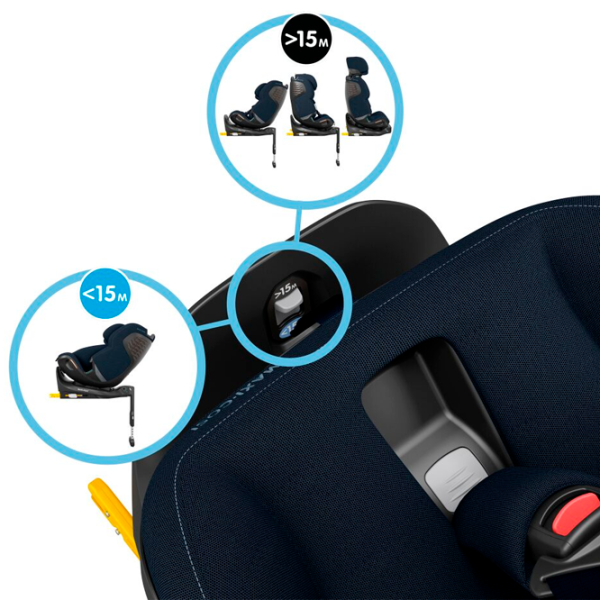 Scaun auto Maxi-Cosi EMERALD 360 PRO  0 luni - 12 ani / 36 kg / Blue photo 17