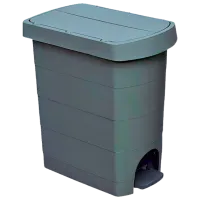 Мусорное ведро Hydro-S Пеликан 20л / Пластик / Antracit