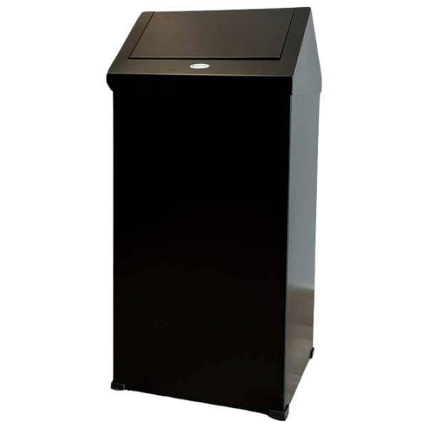 Мусорное ведро Hydro-S Swing 36л / Нержавеющая сталь / Черный photo 1 Мусорное ведро Hydro-S Swing 36л / Нержавеющая сталь / Черный photo 1