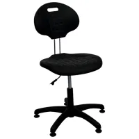 Scaun de birou DecoPrim Laborant GTS Poliuretan/ Black 