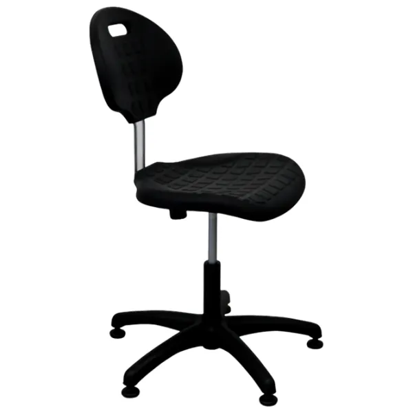 Scaun de birou DecoPrim Laborant GTS Poliuretan/ Black  photo 3