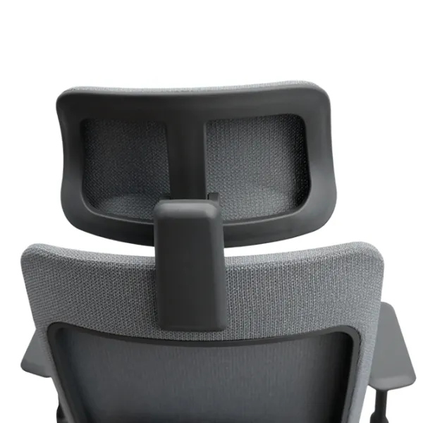 Fotoliu de birou DecoPrim Nelson Placaj / Gray Black photo 5