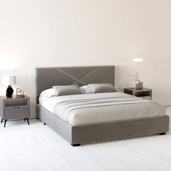 Кровать My-Style my-Lana 140 x 200 см / Фанера / Тёмно-серый photo 5