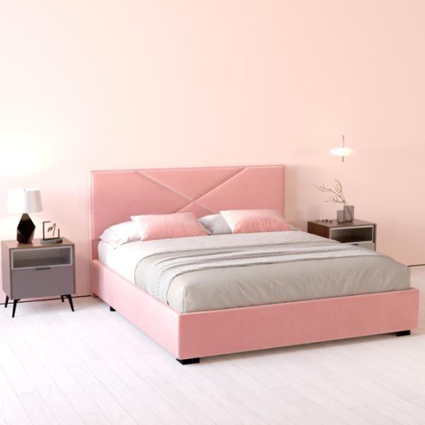 Кровать My-Style my-Lana 200 x 200 см / Фанера / Фуксия photo 5