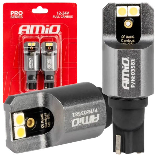 Автомобильная лампа Amio PRO series светодиодная / W16W / T15 / 16 Вт /  photo 1 Автомобильная лампа Amio PRO series светодиодная / W16W / T15 / 16 Вт /  photo 1